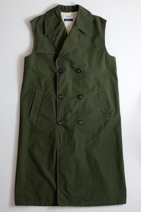 FUNDAMENTAL SECOND JACKET TRENCH COAT-KHAKI