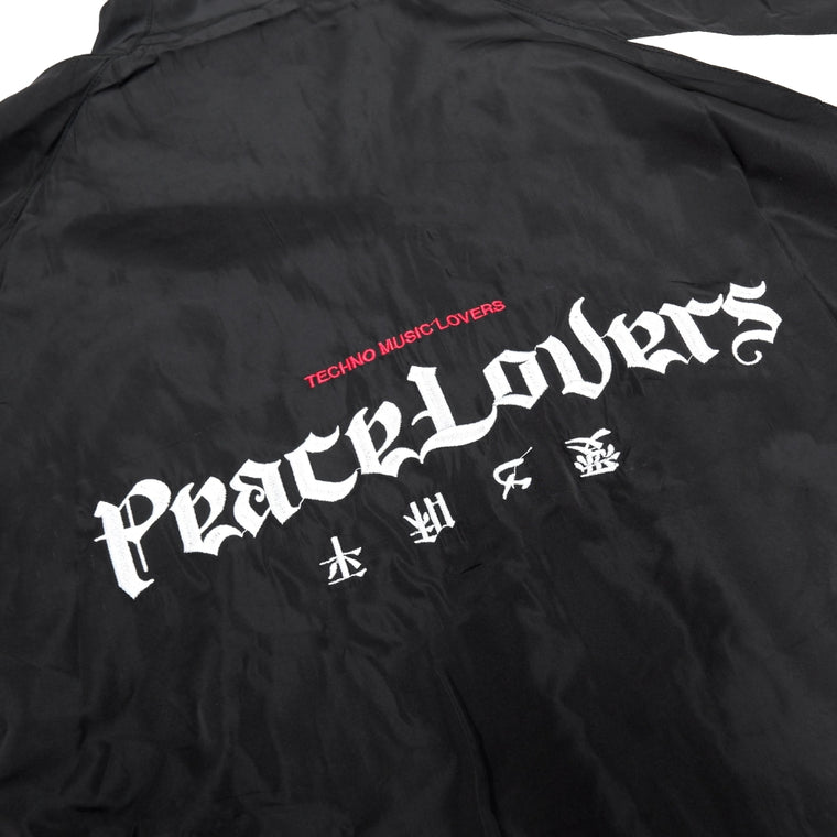 2ND CLOSET "SECOND NETWORK" SOCCER TRACK JACKET-BLACK