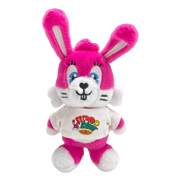 2ND CLOSET SECOND RABBIT DOLL KEYCHAIN-FUCHSIA