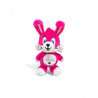 2ND CLOSET SECOND RABBIT DOLL KEYCHAIN-FUCHSIA