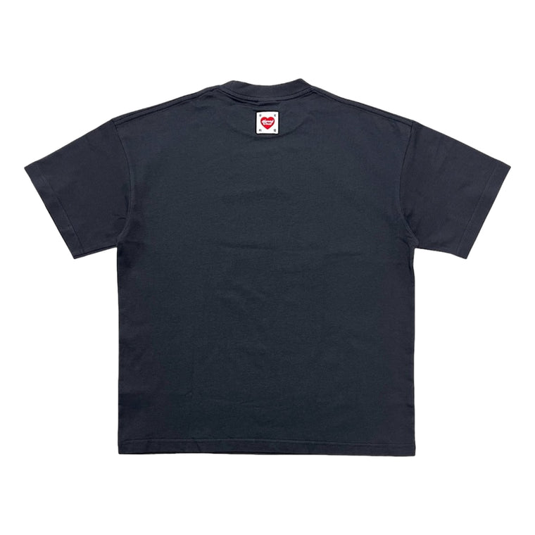 2ND CLOSET SECOND RABBIT "HAPPY MEAL" PRINTED T-SHIRT-BLACK BLUE