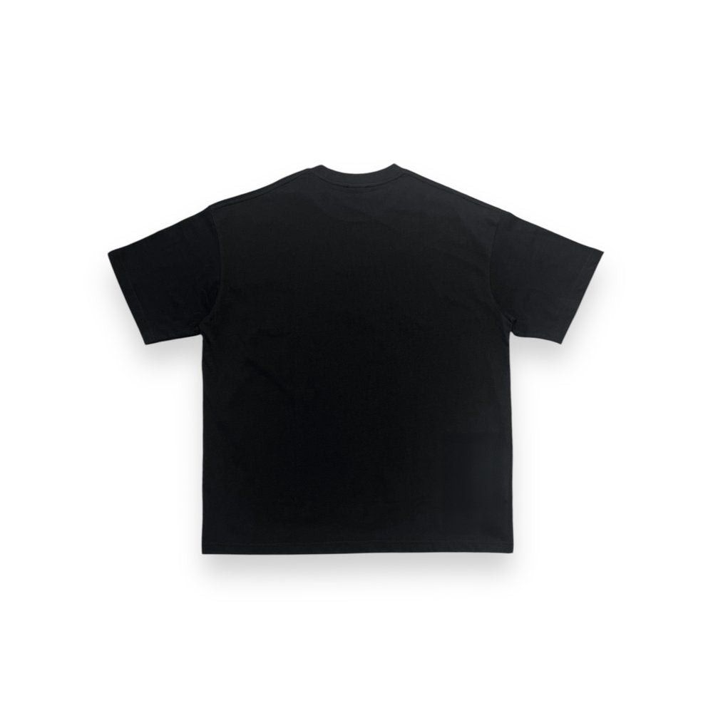2ND CLOSET SECOND RABBIT WITH LOVE PRINTED T-SHIRT-BLACK