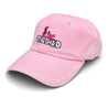 2ND CLOSET “SECOND RABBIT”GRAFFITI- WASHED CAP-WASHED PINK