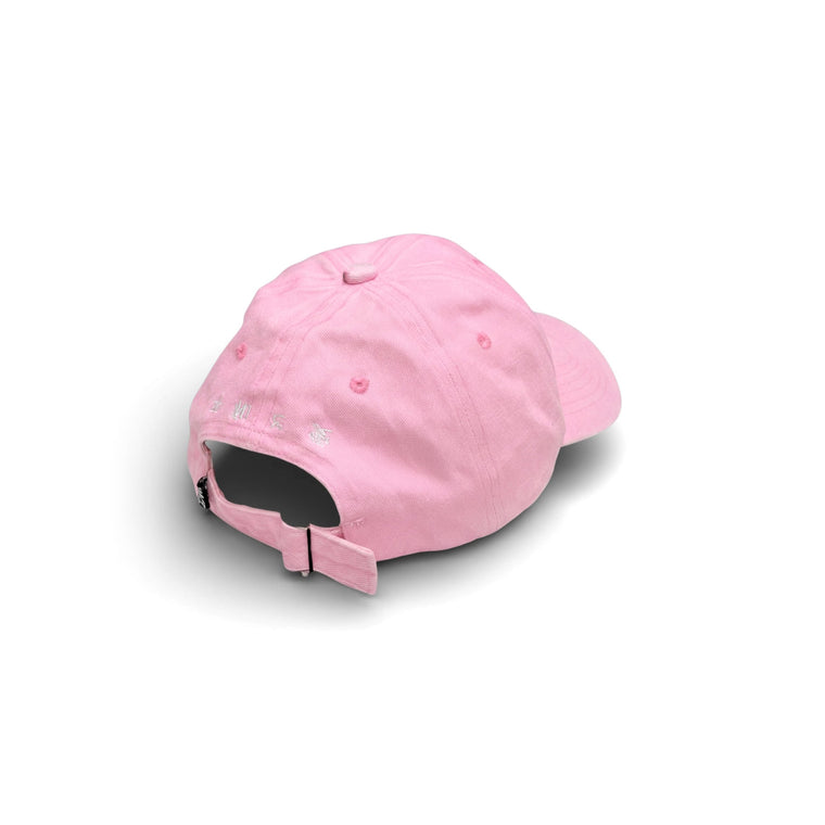 2ND CLOSET “SECOND RABBIT”GRAFFITI- WASHED CAP-WASHED PINK