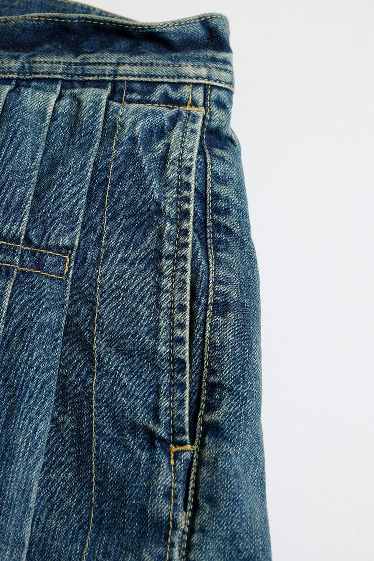 FUNDAMENTAL SECOND SECOND PANTS 3YR WASH-INDIGO