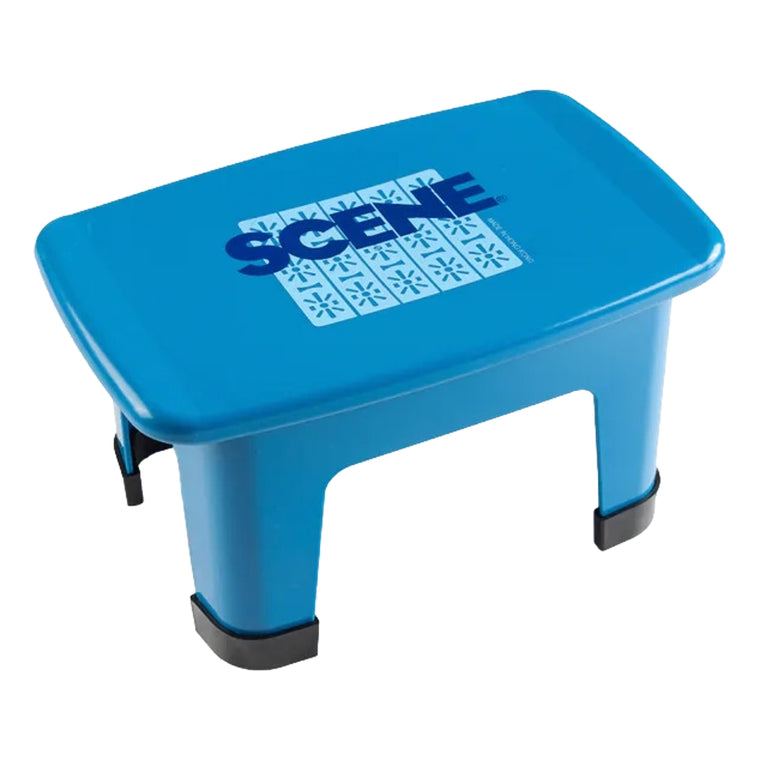 SCENE BY ICE FIRE SET A - RED A WORKER + PLASTIC STOOL-NAVY
