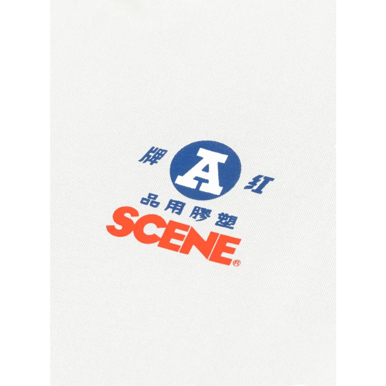 SCENE BY ICE FIRE SET C - RED A LOGO TEE + DOUBLE WALL CUP-LIGHT GREY