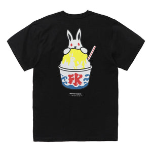#FR2 SHAVED ICE RABBIT T-SHIRT-BLACK