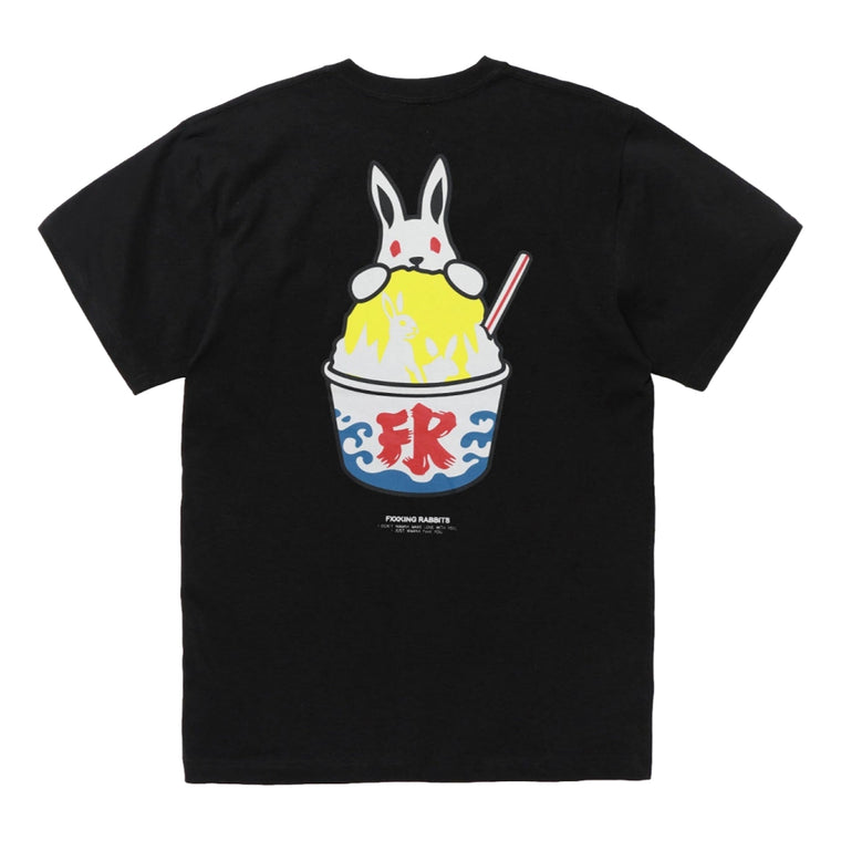 #FR2 SHAVED ICE RABBIT T-SHIRT-BLACK