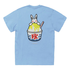 #FR2 SHAVED ICE RABBIT T-SHIRT-BLUE