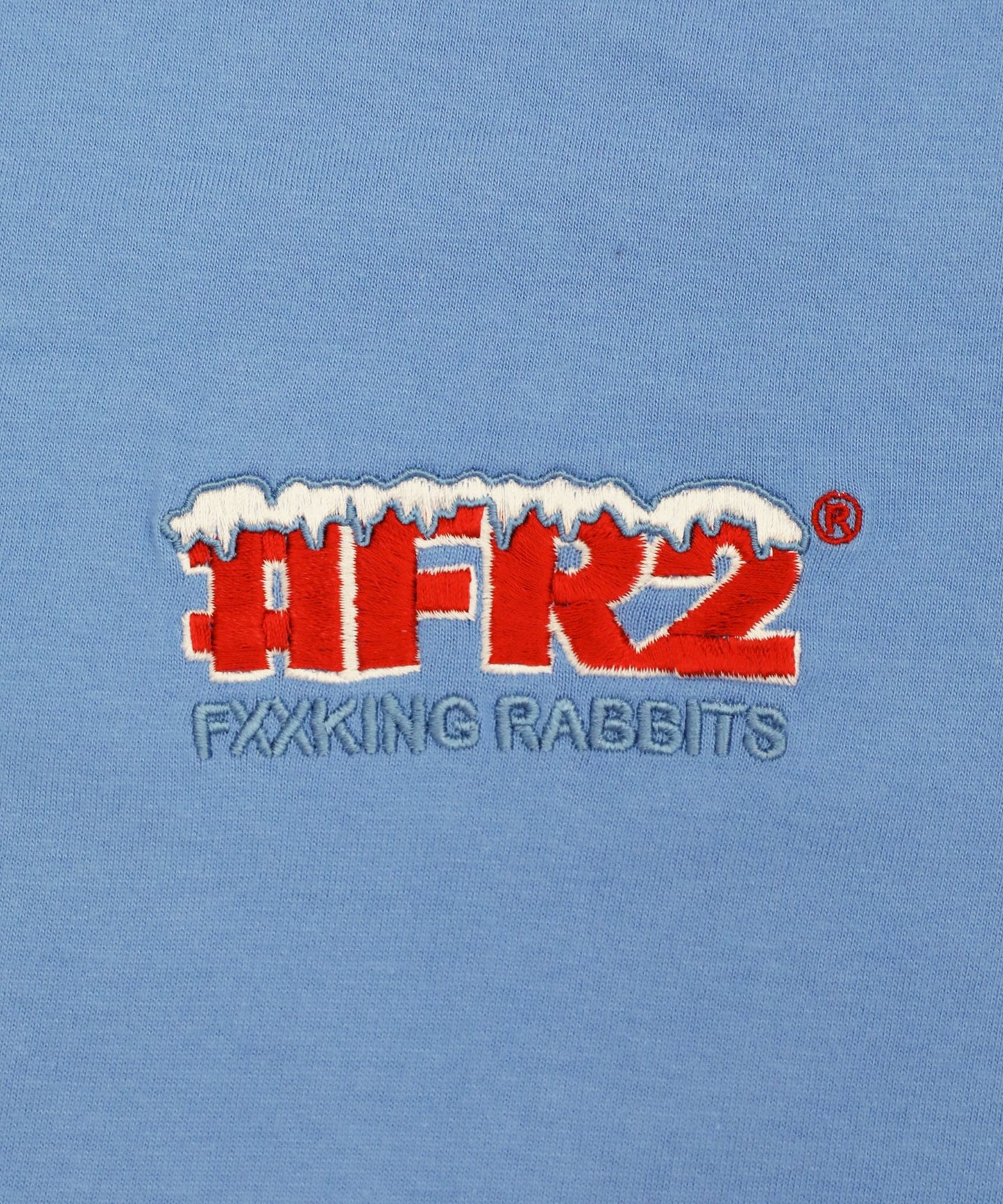 #FR2 SHAVED ICE RABBIT T-SHIRT-BLUE