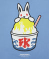 #FR2 SHAVED ICE RABBIT T-SHIRT-BLUE