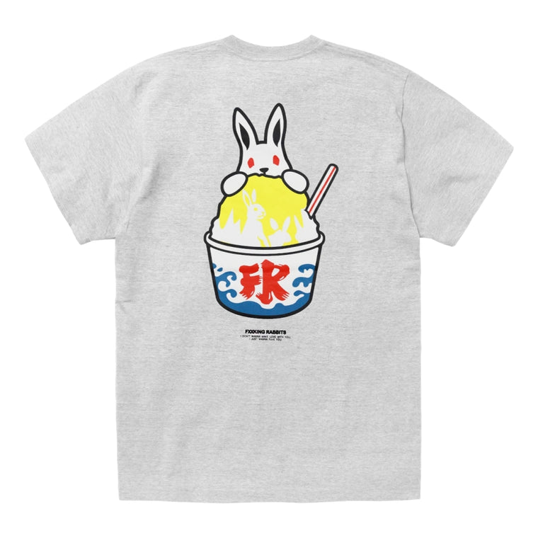 #FR2 SHAVED ICE RABBIT T-SHIRT-GREY