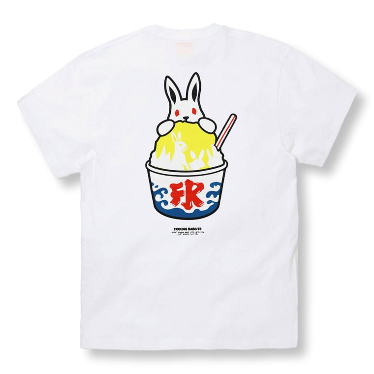 #FR2 SHAVED ICE RABBIT T-SHIRT-WHITE