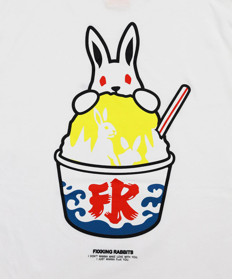 #FR2 SHAVED ICE RABBIT T-SHIRT-WHITE