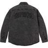 SUPREME SHEARLING LINED DENIM WORK SHIRT-BLACK