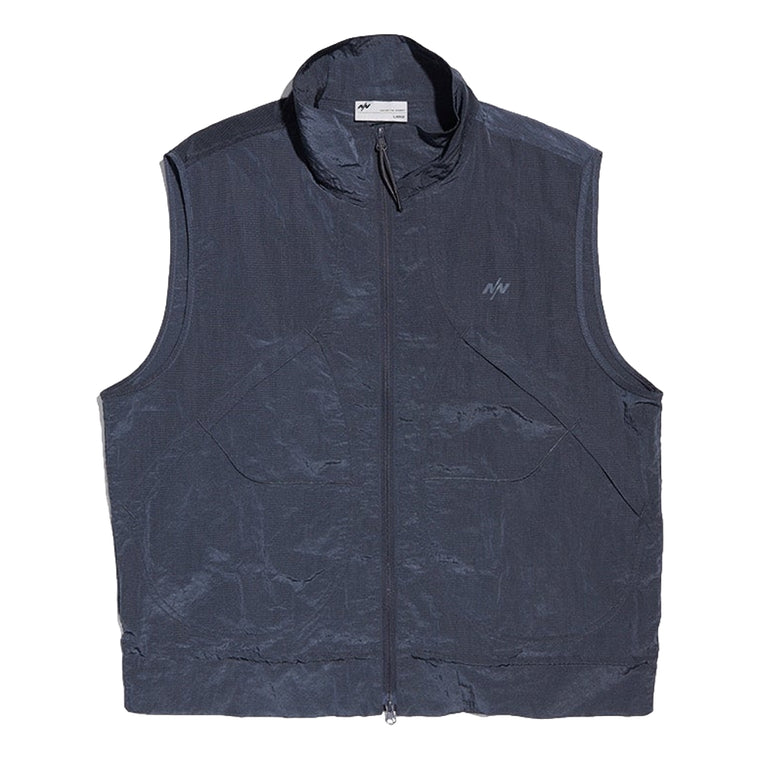NINE POINT NINE SHOCK WAVE 3D POCKET VEST-METALLIC IRON