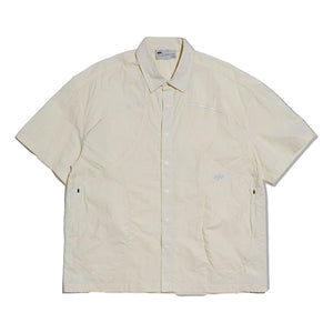 NINE POINT NINE SHOCKWAVE TECH S/S SHIRTS-BEIGE