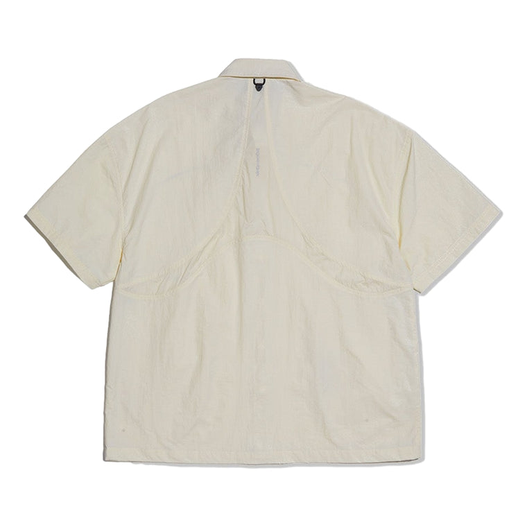 NINE POINT NINE SHOCKWAVE TECH S/S SHIRTS-BEIGE