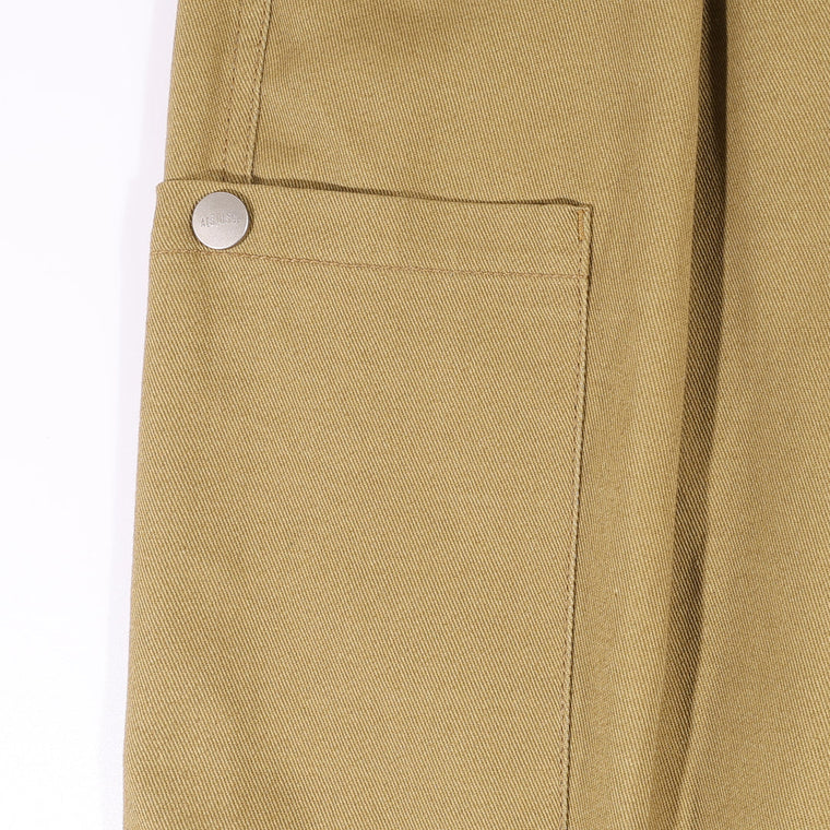 A[S]USL SIDE POCKETS BALLOON SHORTS-BEIGE