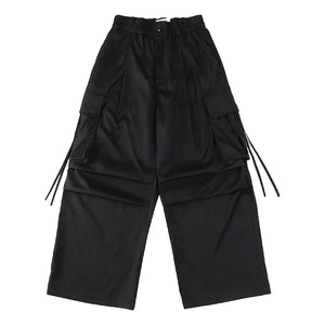 NEUTRAL SOCIETY SIDE POCKET TROUSERS-BLACK