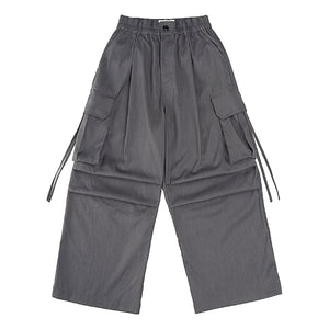 NEUTRAL SOCIETY SIDE POCKET TROUSERS-GREY