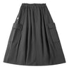 A[S]USL SIGNATURE CARGO BALLOON SKIRT-CHARCOAL