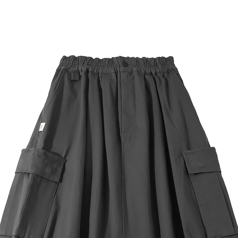 A[S]USL SIGNATURE CARGO BALLOON SKIRT-CHARCOAL