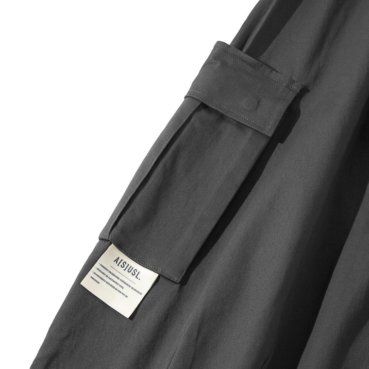A[S]USL SIGNATURE CARGO BALLOON SKIRT-CHARCOAL