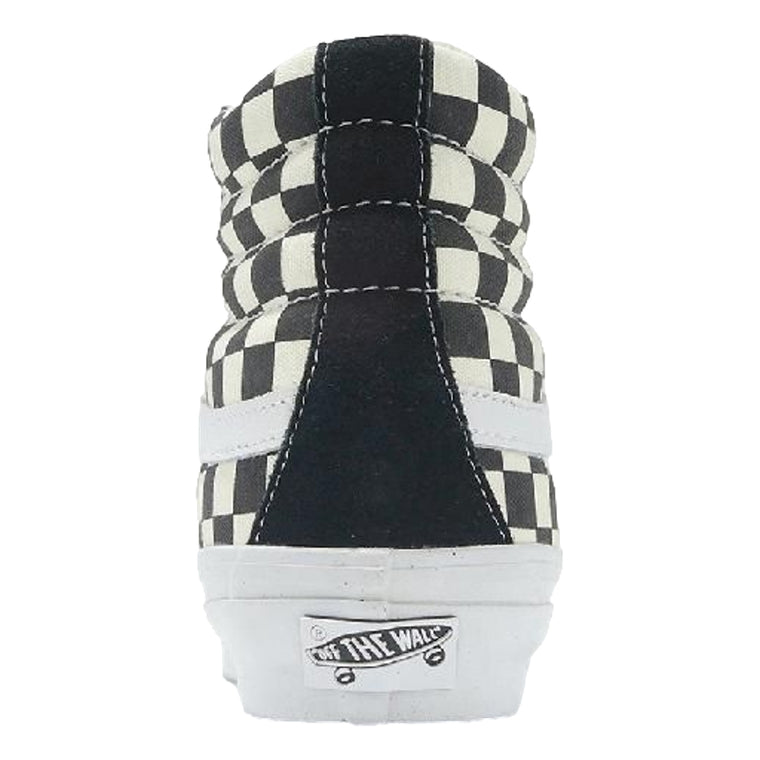 VANS SK8-HI REISSUE 38-LX CHECKERBOARD BLACK/OFF WHITE