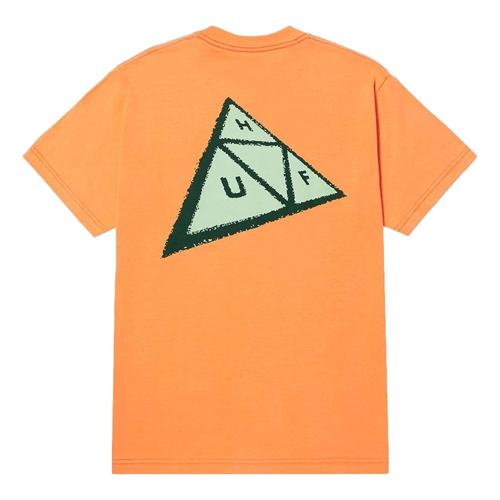 HUF SKEWED TT S/S TEE-TANGERINE