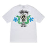 CONSIGNMENT- STUSSY SKULL CREST TEE-WHITE