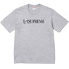 SUPREME SKULL TEE-HEATHER GREY