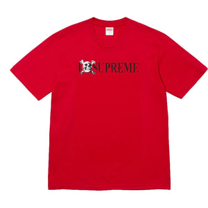 SUPREME SKULL TEE-RED