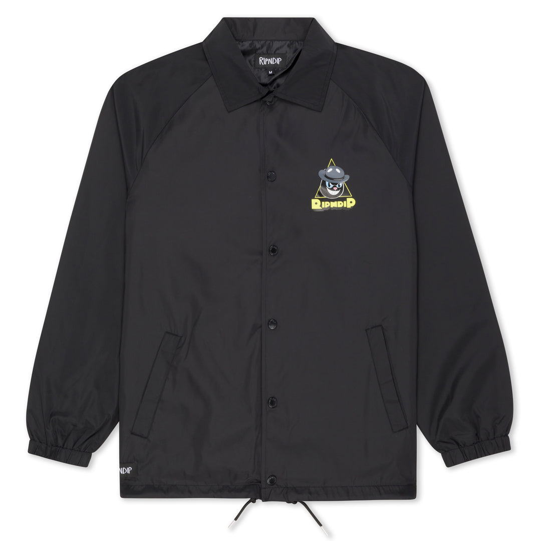 RIPNDIP SLICE AND DICE COACHES JACKET-BLACK