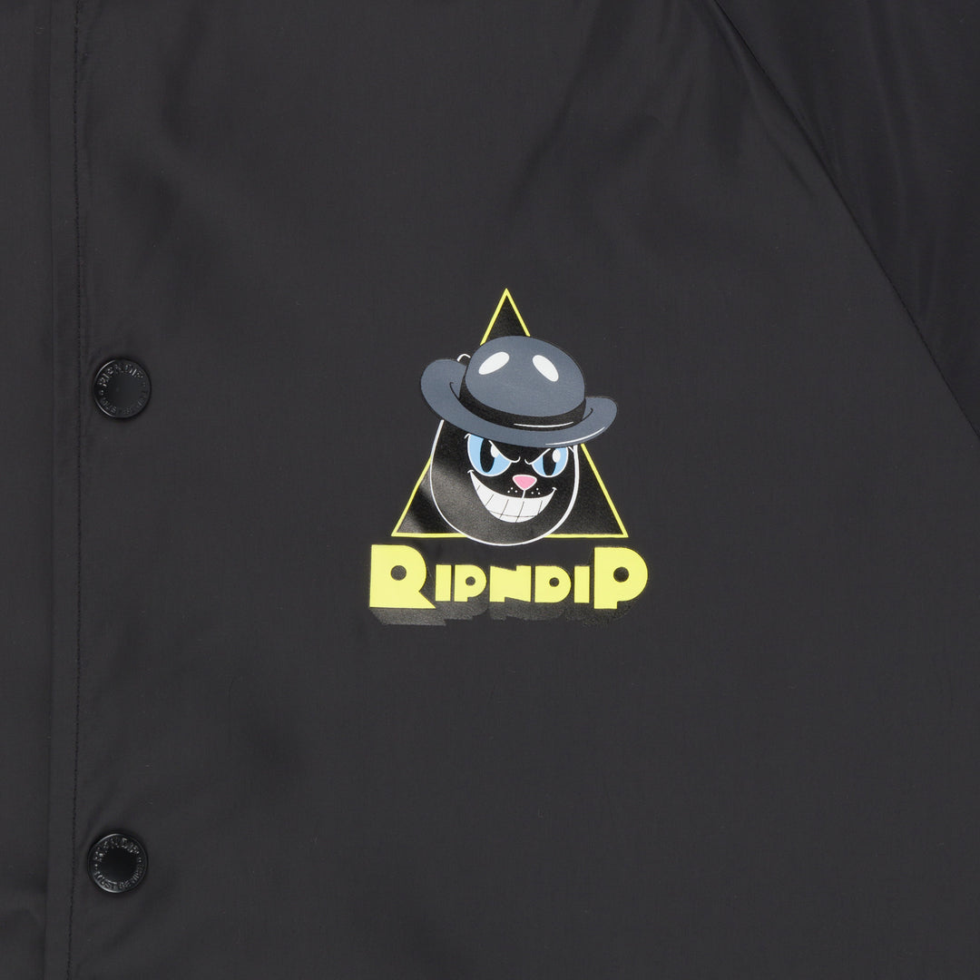 RIPNDIP SLICE AND DICE COACHES JACKET-BLACK