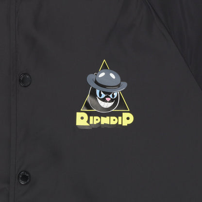 RIPNDIP SLICE AND DICE COACHES JACKET-BLACK