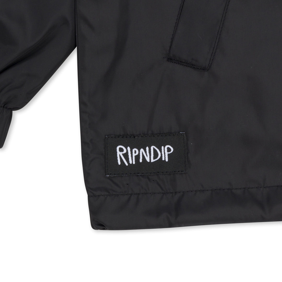 RIPNDIP SLICE AND DICE COACHES JACKET-BLACK