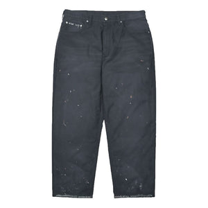 MADNESS SLUBBY DIRTY WIDE PANTS v2-MIDLIGHT NAVY