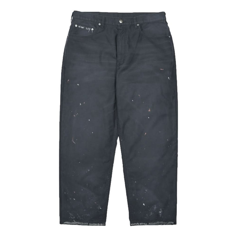 MADNESS SLUBBY DIRTY WIDE PANTS v2-MIDLIGHT NAVY