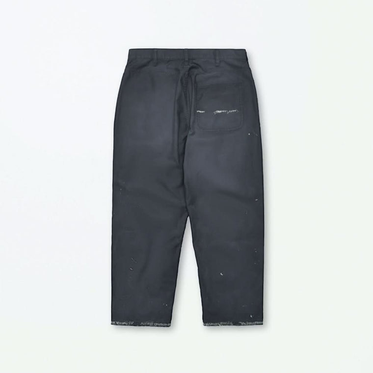 MADNESS SLUBBY DIRTY WIDE PANTS v2-MIDLIGHT NAVY