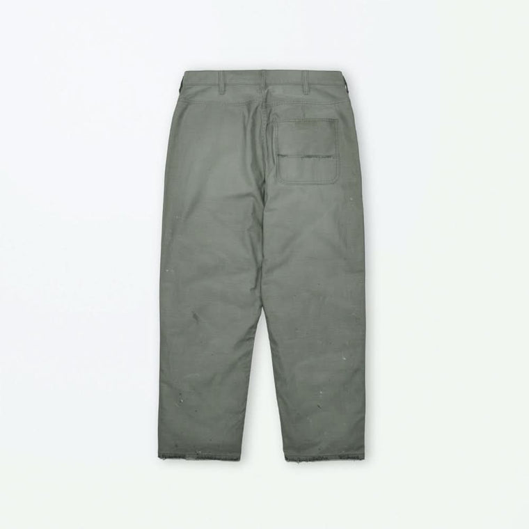 MADNESS SLUBBY DIRTY WIDE PANTS v2-DUSTY OLIVE