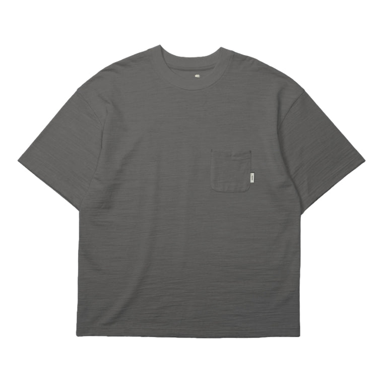 MADNESS SLUB POCKET TEE(FABRIC BY JAPAN)-GREY