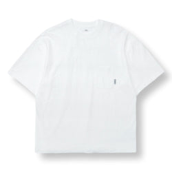MADNESS SLUB POCKET TEE-WHITE