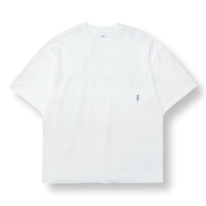 MADNESS SLUB POCKET TEE-WHITE