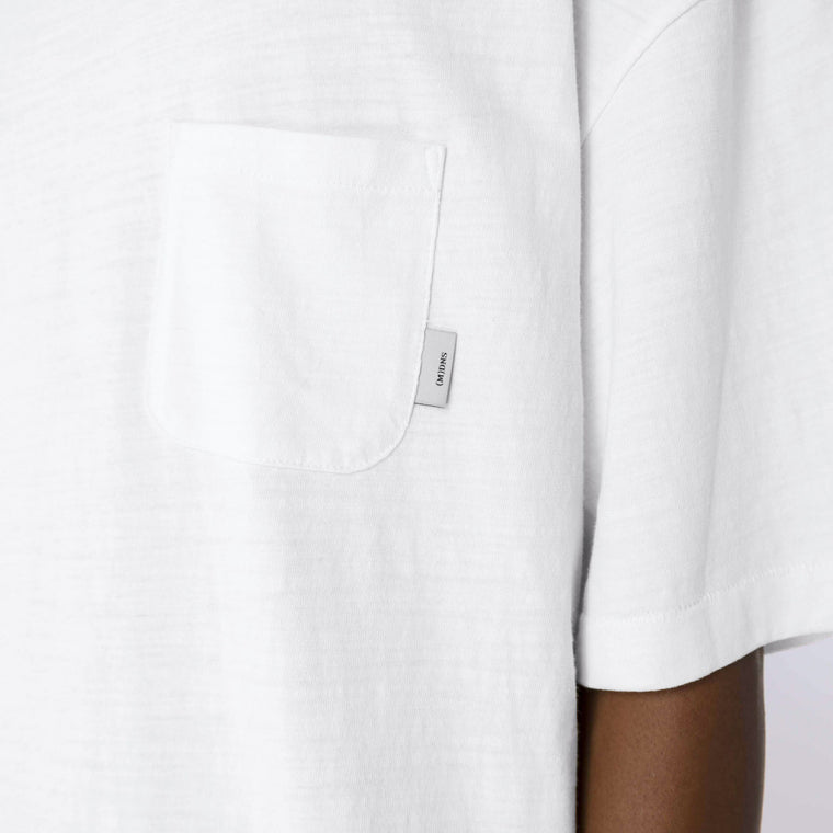MADNESS SLUB POCKET TEE(FABRIC BY JAPAN)-WHITE