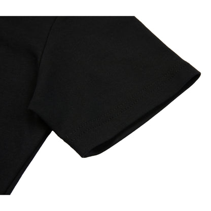 NEUTRAL SOCIETY SMALL LOGO BODYSUIT TEE-BLACK