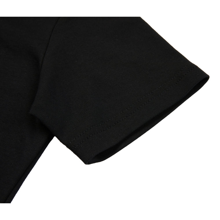 NEUTRAL SOCIETY SMALL LOGO BODYSUIT TEE-BLACK