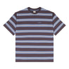 A[S]USL SMALL LOGO BORDER TEE-GREY STRIPES
