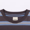 A[S]USL SMALL LOGO BORDER TEE-GREY STRIPES